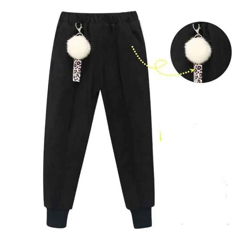 Larger Children's Cotton Woolen Trousers