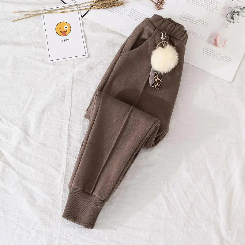 Larger Children's Cotton Woolen Trousers