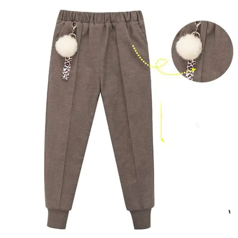 Larger Children's Cotton Woolen Trousers